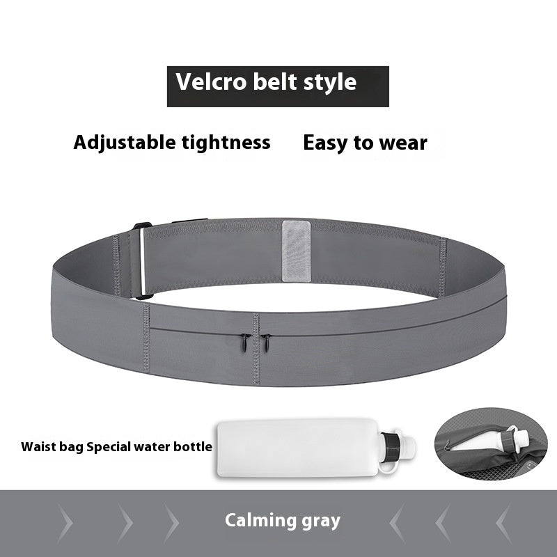 Men’s Running Belt – Marathon Waist Bag with Water Bottle Holder
