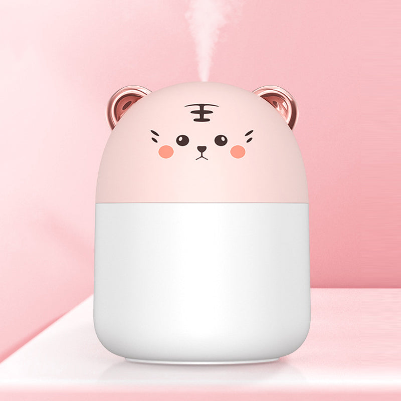 Mini USB Desktop Humidifier – Cute Cat & Tiger Design, 250ml
