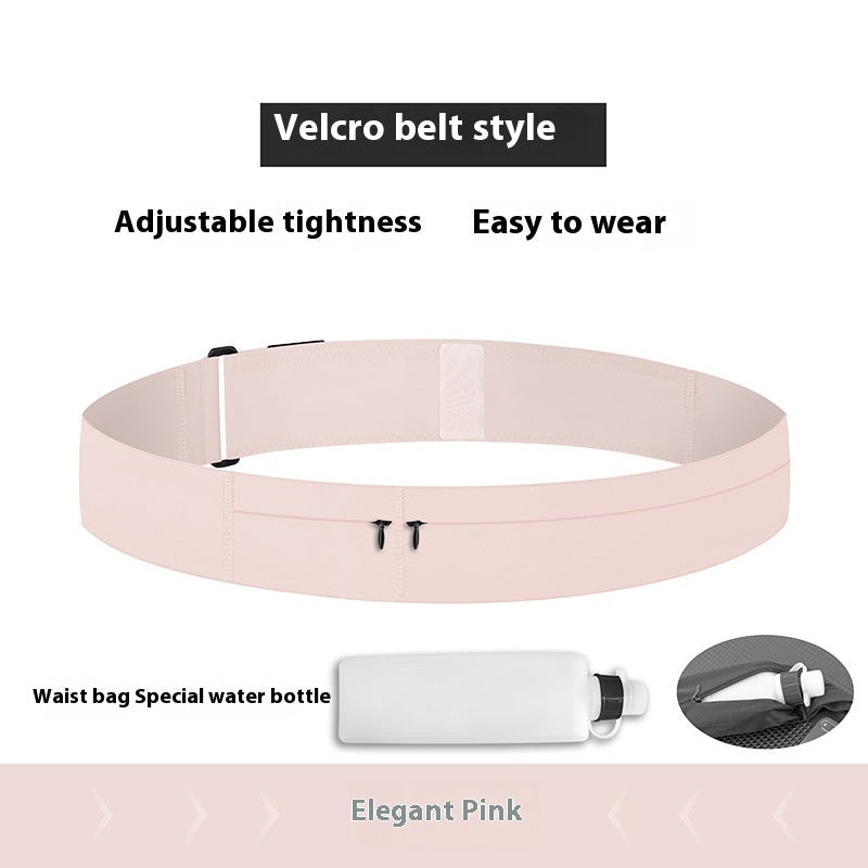 Men’s Running Belt – Marathon Waist Bag with Water Bottle Holder