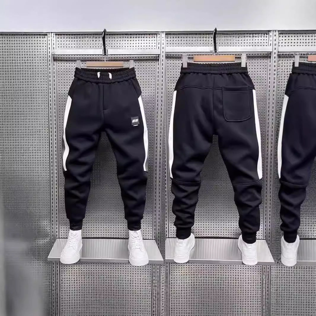 Casual Jogger Pants with Elastic Cuffs