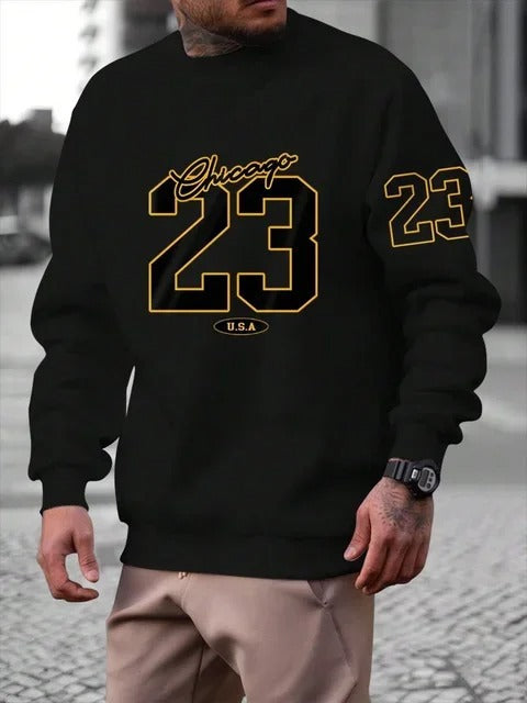ArtLetter Men’s Fleece Sweats Set – Cozy Style Edition