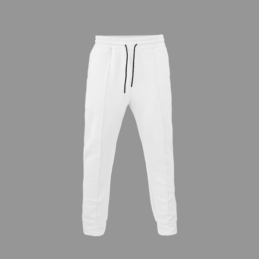Mid-waist Sports Casual Solid Color Drawstring Loose Jogging Trendy Long Pants